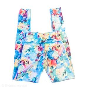 Jiva Shop Floral Printed Floral Yoga Leggings XS
